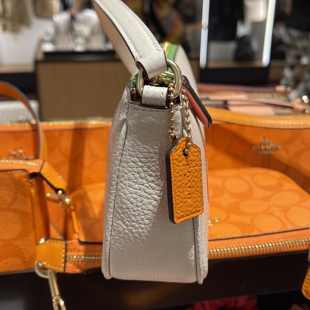 Coach Nolita 19 With Rainbow Coach 
Gold/Chalk Multi - Picture 9 of 16